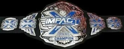 Impact X Division Wrestling Championship Leather Belt Adult Size • $119