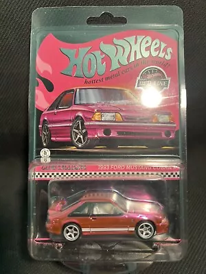 Hot Wheels Red Line Club 1993 Ford Mustang Cobra R Pink Club Exclusive  In Hand • $51.45