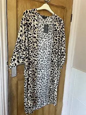 £4.99 • Buy Leopard Print Cover Up Jacket, Size M, New With Tags 