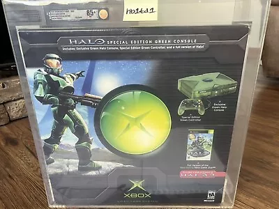 VGA Gold 85+ New Sealed Original Xbox Halo Special Edition Green Console 2004 • $100000