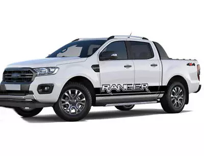 2 PCS Graphic Side Door Stripe Car Sticker For Ford Ranger Trunk 4x4 Vinyl Decal • $72.60