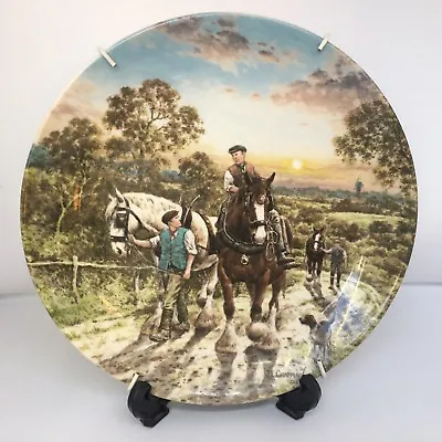 End Of The Day By John Chapman Life On The Farm Wedgwood Plate 1990 • £7.99