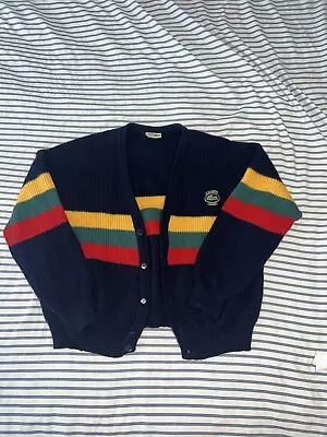 Vintage 1990s Lacoste Club 100% Pure Wool Sweater Made In Australia • $100