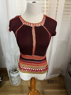 Anthropologie Moth Sz Med EUC Knitted Top • $29.99