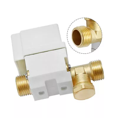 DC 12V 1/2  Brass Electric Solenoid Valve For Water Air Normally Closed • $9.99