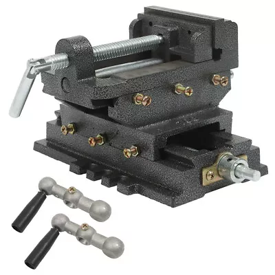 4  CROSS DRILL PRESS Vise X-Y Clamp Machine Slide Metal Milling 2 Way Heavy Duty • $43.99