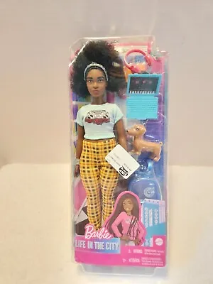 Barbie Life In The City LYLA DOLL (AA Doll)  & Pet & Accessories HGX52 - New! • $42.82