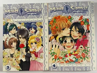 Maid Sama! Lot Of 2 Vol. 3 4 Tokyopop Manga By Hiro Fujiwara Jan & Apr 2010 • $19