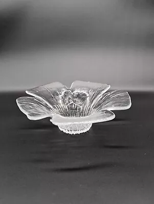 Dartington Crystal Daisy Bowl Hand Blown Clear • £22