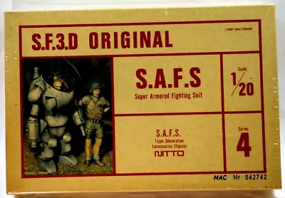 Nitto Ma.K S.F.3.D. S.A.F.S #4 Super Armored Fighting Suit 1/20 Sealed New HTF • $52