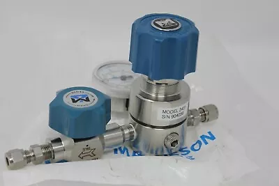 Matheson Tri-gas Regulator 3430 Series Model 3431 S/N Max 400 PSGI Inlet • $425