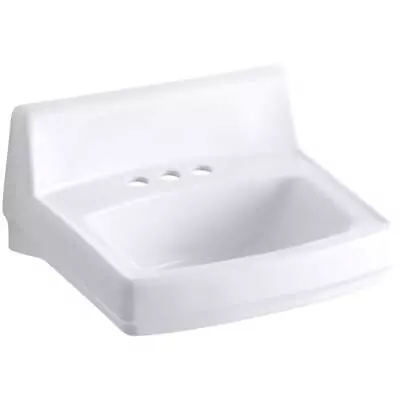 KOHLER Bathroom Sink 20-3/4  Greenwich Wall-Mounted + Overflow Drain White • $103.13