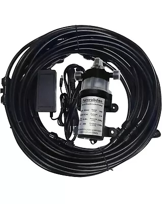 Misting Cooling System With Pump Patio Misting System 63 Ft Mist System • $79.97