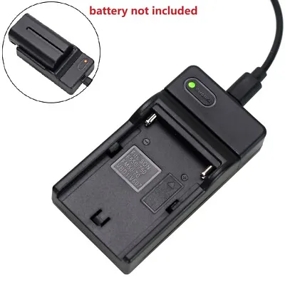 Battery USB Charger FOR Sony NP-F330 NP-F550 NP-F570 BC-VM10 LED MOUNT V-MOUNT • $9.89