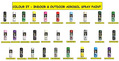 All-purpose Interior & Exterior Aerosol Spray Paint Gloss Wood Metal Spray  • £4.95