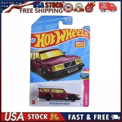 Hot Wheels Volvo 240 Drift Wagon HW DRIFT 4/5 -232/250 Maroon HCT20 • $7.95