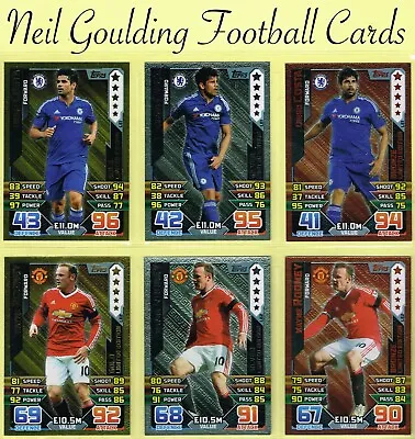 Topps MATCH ATTAX 2015-16 ☆ PREMIER LEAGUE - LIMITED EDITION ☆ Football Cards • £0.99