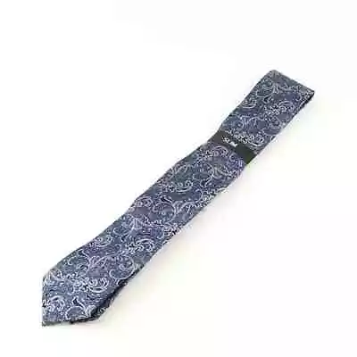 Bloomingdale's The Men's Store Blue Paisley Slim Men's Neck Tie • $22.94