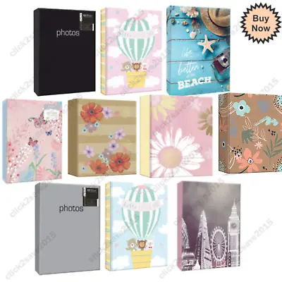 Home Collection 6  X 4  80 Pocket Assorted Designer Photo Albums For Gift 1 Pack • £5.99