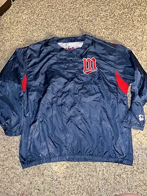 Vintage Minnesota Twins Starter Long Sleeve Windbreaker Large • $40.39