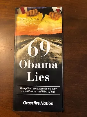 69 Obama Lies Grassfire Nation 2012 PB VG-Like New • $5