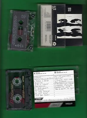 U2  Boy  Studio & Live ( Sold As Blank ) ~ 2 X Cassette Tapes   (*-*) • $3.99