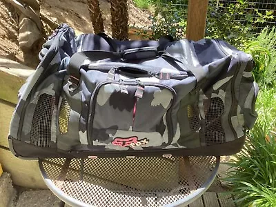 Fox Moto Motocross Racing Roller Duffle Pink Camo Gear Bag Handle Very Good • $150