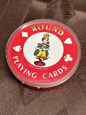 Vintage Qantas Airlines Airline Round  Playing Cards Great Condition Rare • $14.98