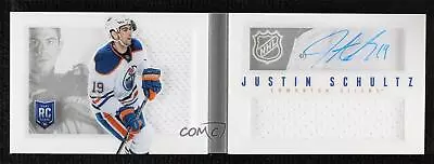 2013-14 Panini Playbook Booklet Jersey /199 Justin Schultz #134 Rookie Auto RC • $24.40