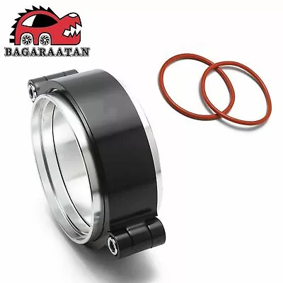 $15.99 • Buy 2.5 Inch 62mm Aluminum HD V-Band Clamp Flange Air Intake Intercooler Turbo Pipes