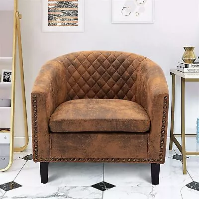 Accent Barrel Chair Tub Chair Club Chair Sofa Chair For Living Room Bedroom Home • $264.99