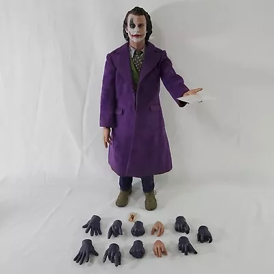 Hot Toys THE DARK KNIGHT THE JOKER 1/4 Scale Figure With Sideshow Exclusive Head • $284.38