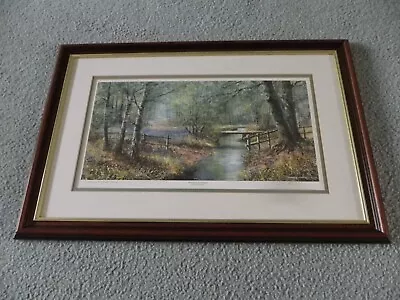 £27.50 • Buy Terry Harrison Framed Signed Print, Woodland Stream Frame Size 23.5  X 15.75 