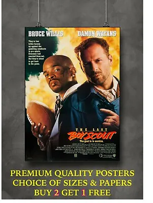 The Last Boy Scout Bruce Willis Classic Movie Art Large Poster Print Gift • $23.05