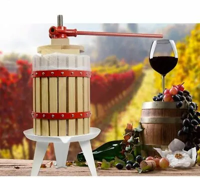 $137.62 • Buy Fruit Wine Press  Solid Wood Basket Cider Press Apple Berries Press 