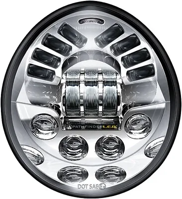 $167.68 • Buy Pathfinder LED Ultra View Headlight Chrome #V2VRDC Harley Davidson V-Rod
