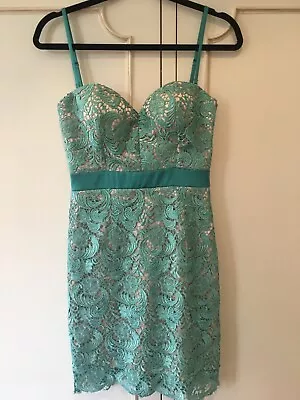Elle Zeitoune Stunning Strapless Lace Mini Size 8 Worn Once • $34