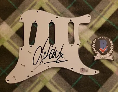 Michael Schenker Signed Stratocaster Guitar Pickguard Beckett BAS COA #BJ040620 • $224.99