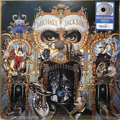 Michael Jackson - DANGEROUS - Wal-Mart Exclusive SILVER VINYL - NEW & SEALED • $32.99