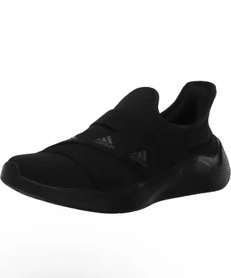 Adidas Women's Puremotion Adapt Sneaker Shoe Black/Black/Carbon Size 7 • $40