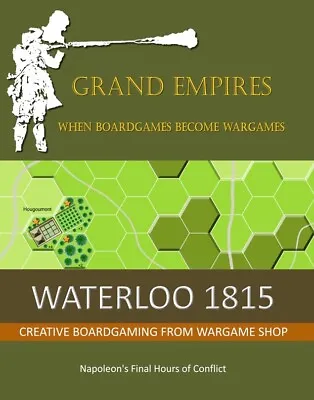 Napoleonic WATERLOO 1815 : A Wargame That's A Boardgame That's A Book. • £14.99