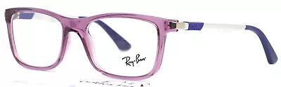 RAY BAN RB1549 3735 Lilac Girls Kids Rectangle Full Rim Eyeglasses 48-16-125 • $37.99