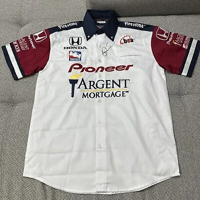 Speed Gear Honda Racing Autographed Pit Crew T Shirt Button Up Mens Small • $45