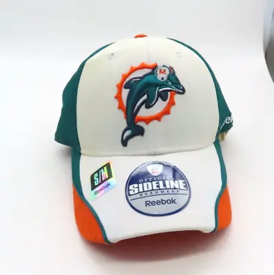 Miami Dolphins Reebok NFL Official Sideline Headwear Size Small/Medium • $23.99