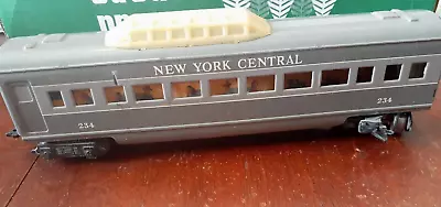 Vintage Marx O Gauge Lighted New York Central Vista Dome Passenger Train Car 234 • $65