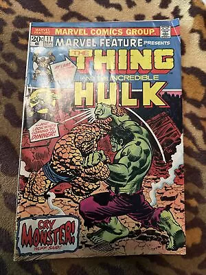 Marvel Feature Presents The Thing And The Incredible Hulk #11 (Sept 1973 Comic • $10.99