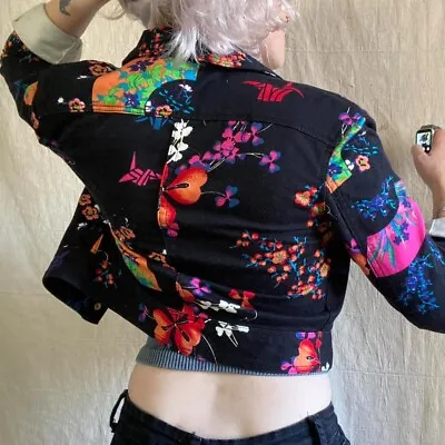 Versace For H&m Floral Cropped Jacket Size 4 • $98
