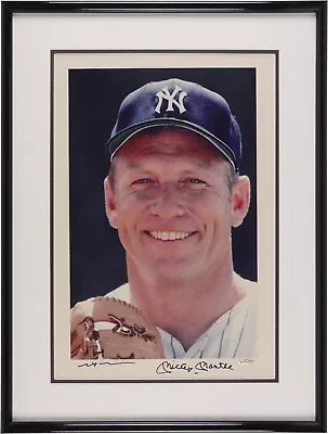Mickey Mantle Signed 16x20 Neil Leifer Photo. Upper Deck UDA Limited Edition • $1750