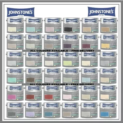 Johnstones Wall Ceiling Soft Sheen Emulsion Paint 2.5 Litres - ALL COLOURS  • £15.99