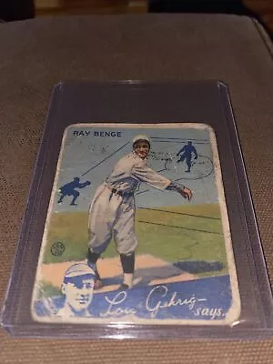 $14.99 • Buy 1934 Goudey Baseball Card #24 Ray Benge  Brooklyn Dodgers